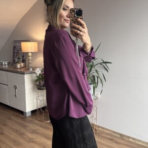 MÜRDÜM FIRFIR DETAYLI GÖMLEK - Görsel 3