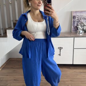 SAKS MAVİ GÖMLEK TAKIM - Görsel 7