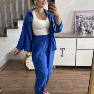 SAKS MAVİ GÖMLEK TAKIM - Görsel 6