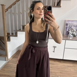 KAHVE KARE YAKA BÜSTİYER - Görsel 3