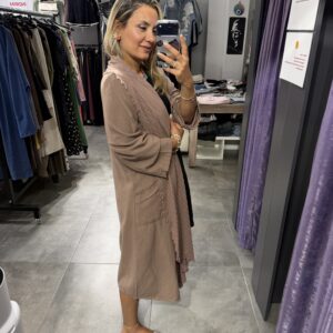 İTALYAN KAFTAN KAHVE - Görsel 3
