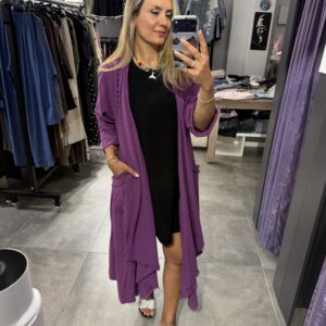 İTALYAN KAFTAN MOR - Görsel 5