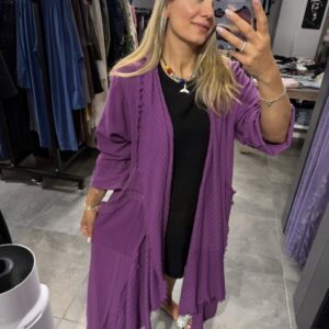 İTALYAN KAFTAN MOR - Görsel 4
