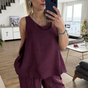 BORDO KOLSUZ SALAŞ TAKIM - Görsel 4