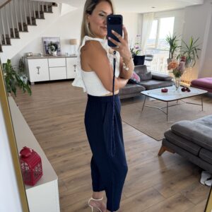 LACİVERT ŞALVAR PANTOLON ST - Görsel 4