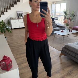 SİYAH ŞALVAR PANTOLON ST-STYLE - Görsel 4