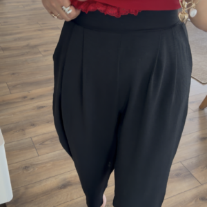 SİYAH ŞALVAR PANTOLON ST-STYLE - Görsel 5