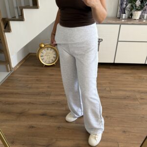 GRİ ÜÇ İPLİK PANTOLON - Görsel 4