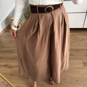 TABA KEMERLİ ETEK PANTOLON