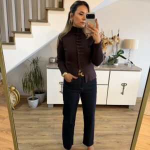 RİNS KESİK PAÇA KOT PANTOLON - Görsel 5