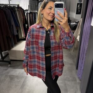 BORDO EKOSELİ GÖMLEK - Görsel 6