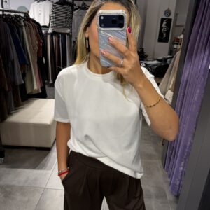 BEYAZ BASİC TİŞÖRT - Görsel 2